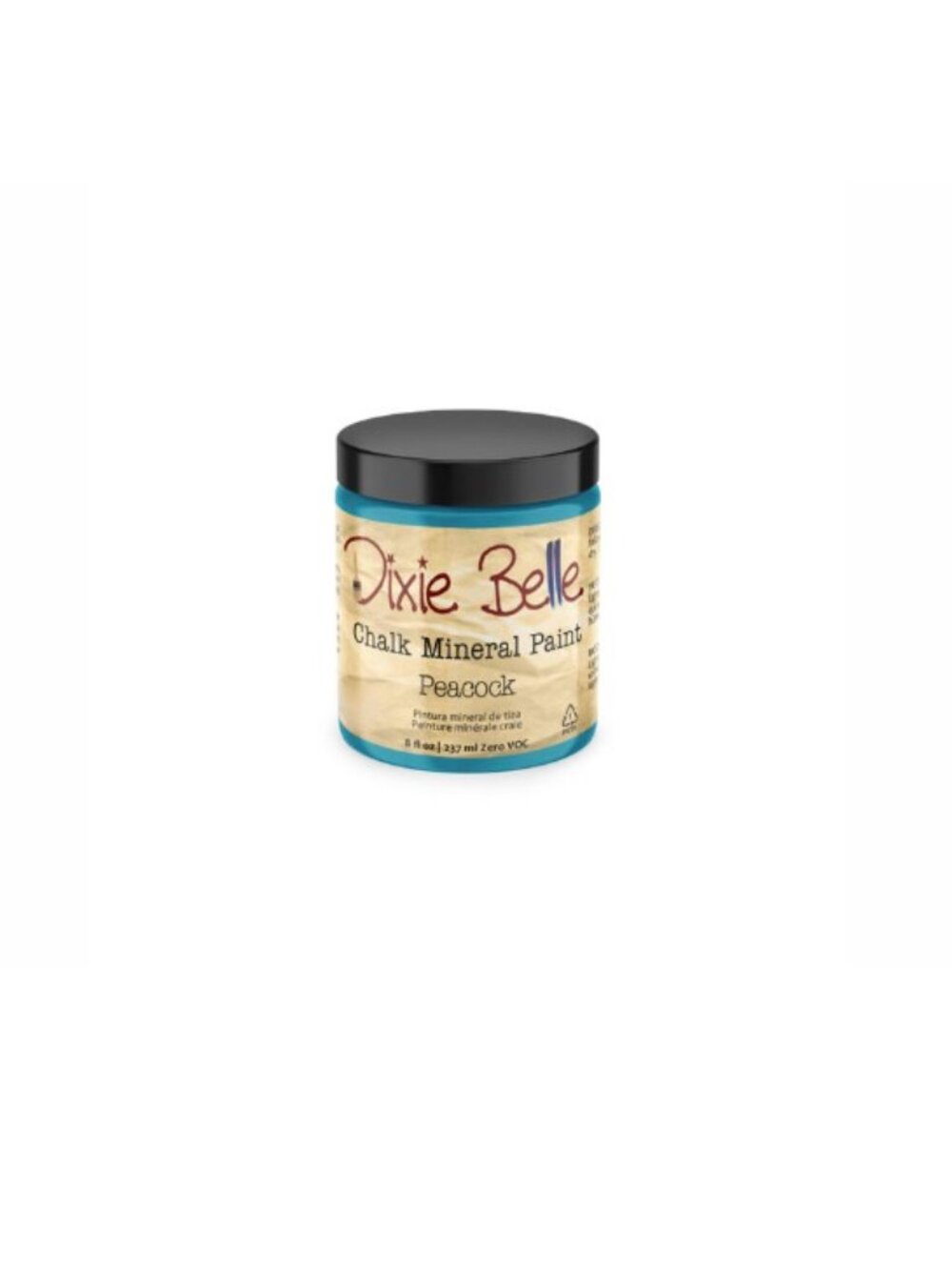 New Sealed Peacock Dixie Belle Chalk Mineral Paint 8oz - Picture 2 of 3